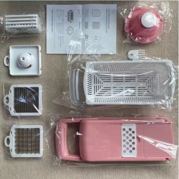 12 In 1 Manual Vegetable Chopper Kitchen Gadgets Food Chopper Onion Cutter Vegetable Slicer - twinbrothersstore