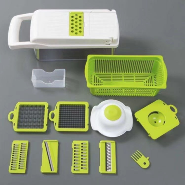 12 In 1 Manual Vegetable Chopper Kitchen Gadgets Food Chopper Onion Cutter Vegetable Slicer - twinbrothersstore