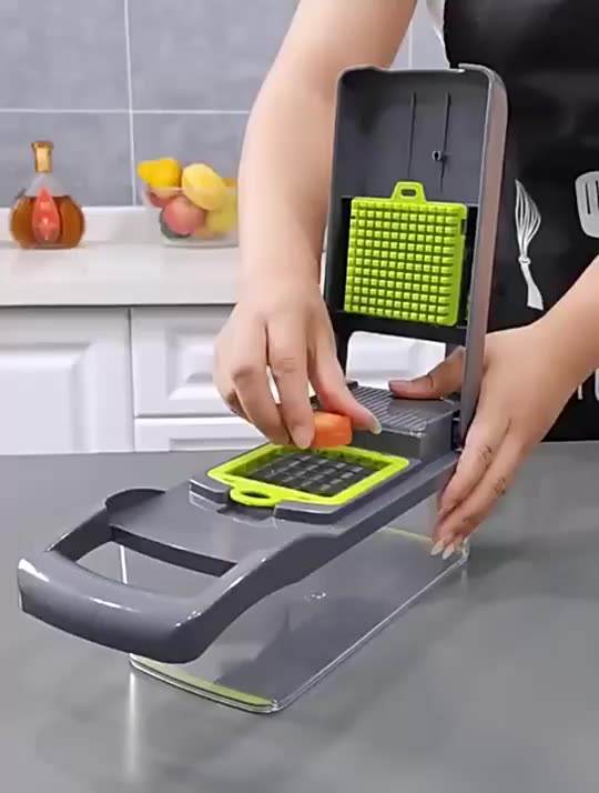 12 In 1 Manual Vegetable Chopper Kitchen Gadgets Food Chopper Onion Cutter Vegetable Slicer - twinbrothersstore