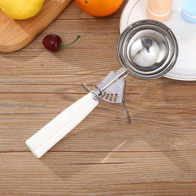 Ice Cream Scooper Stainless Steel Watermelon Measuring Spoon