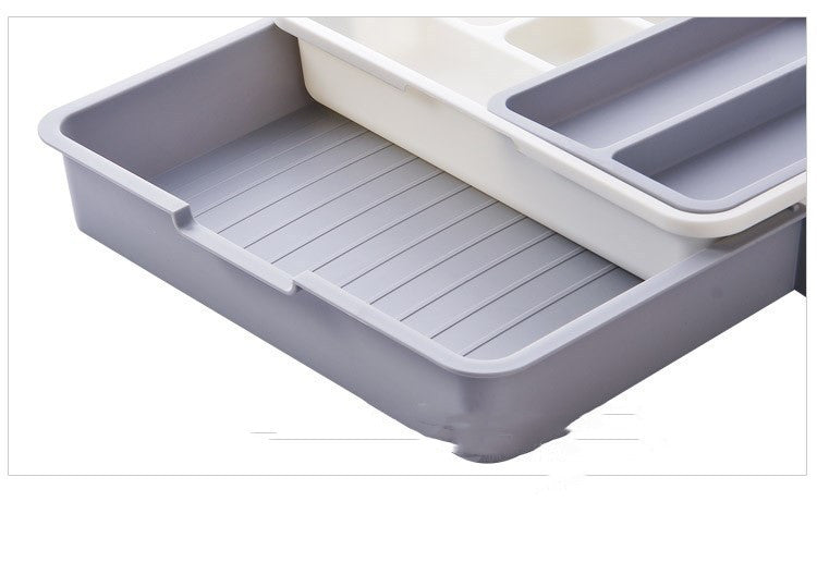 Drawer Sorting Box Kitchen Cabinet Cutlery Fork