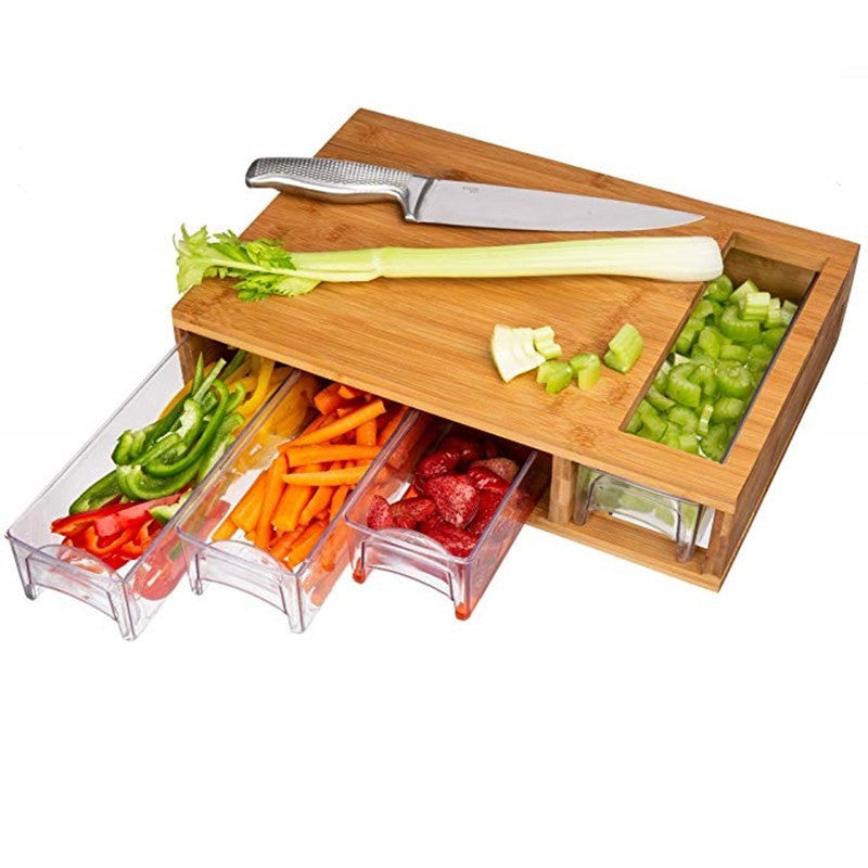 Kitchen Rectangular Large Drawer Type Cutting Board