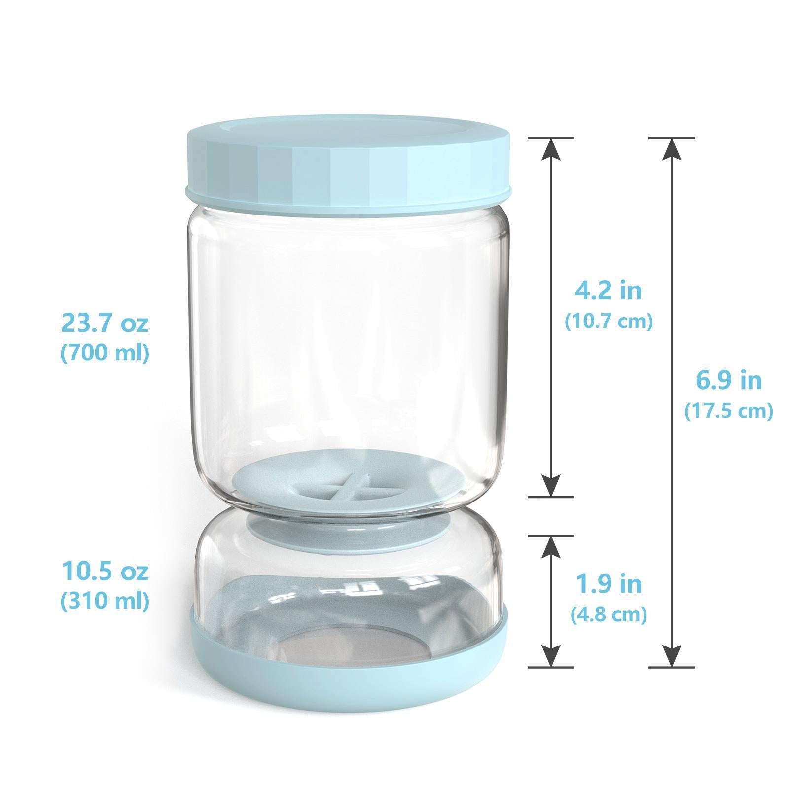 Kitchen Glass Food Storage Bottles