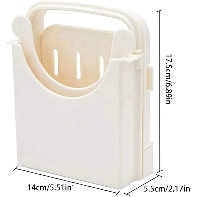 Foldable Toast Bread Slicer Adjustable Plastic Bread Cutting Tools Loaf Cheese Slicer Pastry Cutter Rack Kitchen Gadgets