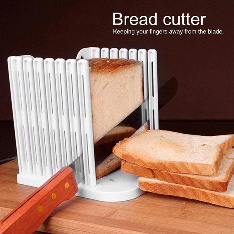 Rectangle Bread Slicer Cutter Mold Toast Loaf Cutting Pro Bread Slicer Cutter Mold Maker Slicing Guide Loaf Kitchen Tools