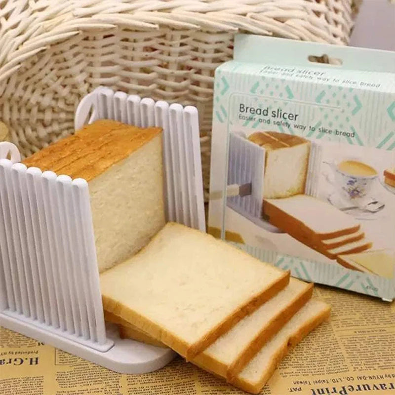 Rectangle Bread Slicer Cutter Mold Toast Loaf Cutting Pro Bread Slicer Cutter Mold Maker Slicing Guide Loaf Kitchen Tools