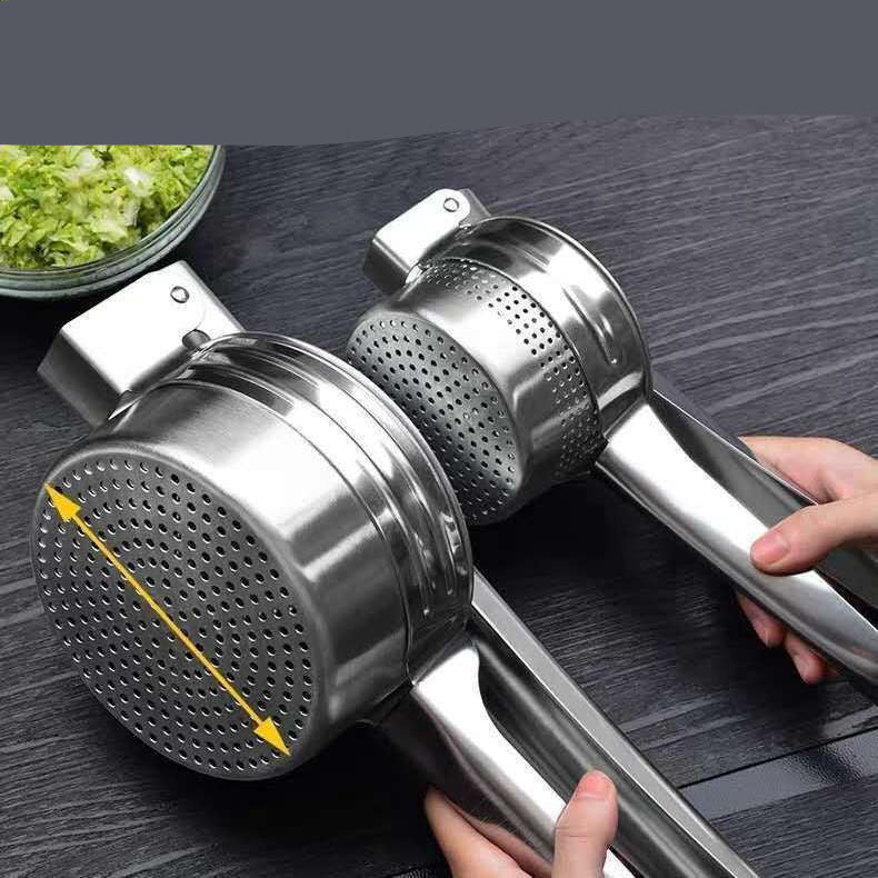 Kitchen Portable Juicer Water Squeezer Stainless Steel Juicer Squeezing Potato Masher Garlic Press Kitchen Supplies