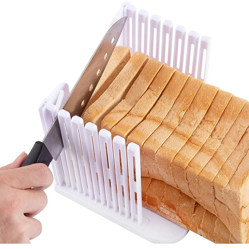 Rectangle Bread Slicer Cutter Mold Toast Loaf Cutting Pro Bread Slicer Cutter Mold Maker Slicing Guide Loaf Kitchen Tools