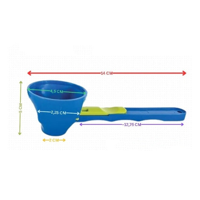 Anti-overflow Portable Leakage Single Measuring Spoon