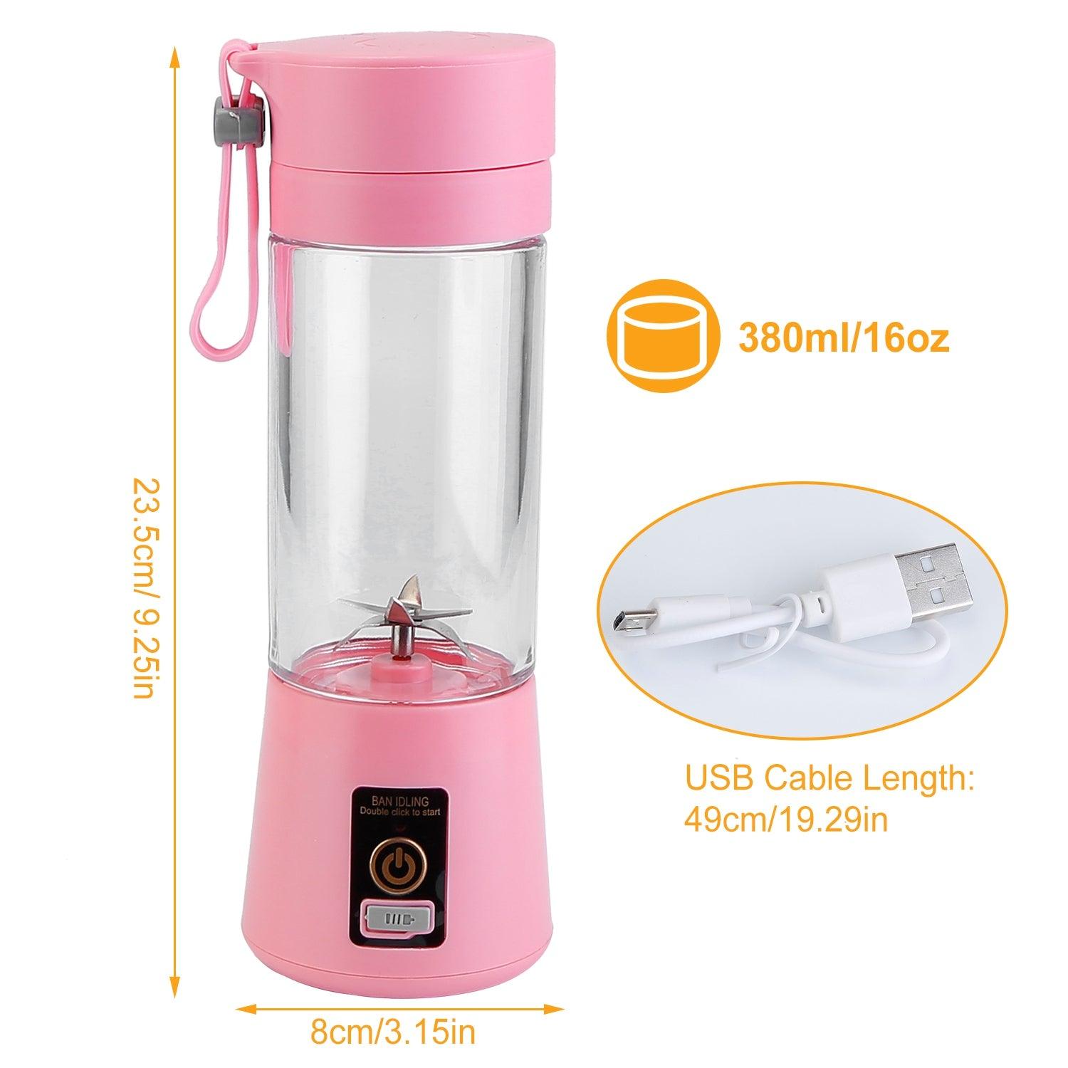 2024 Hot sale Best 380ML outdoor sport juicer electric ice smoothie food professor blender portable