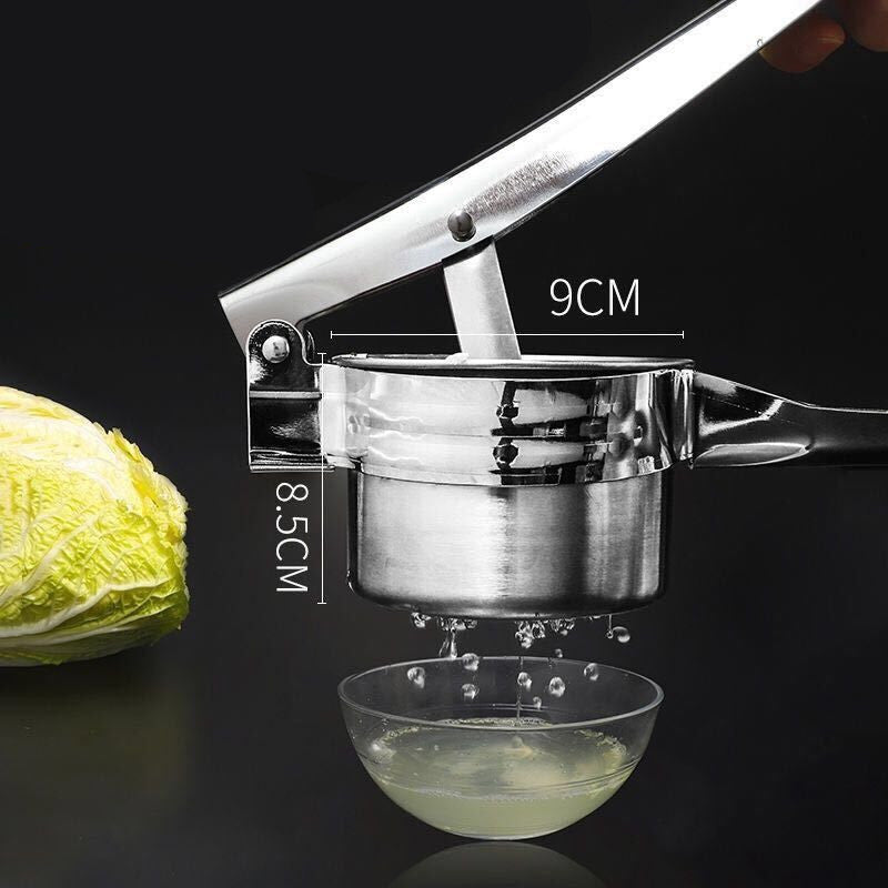 Kitchen Portable Juicer Water Squeezer Stainless Steel Juicer Squeezing Potato Masher Garlic Press Kitchen Supplies