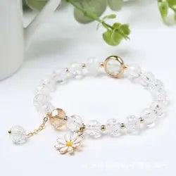 Cute Popcorn beads Bracelet Friendship Glass Bracelets For Girls Star Moon Cloud Flower