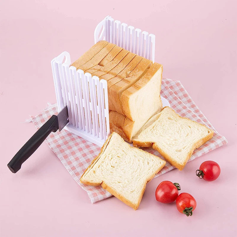 Rectangle Bread Slicer Cutter Mold Toast Loaf Cutting Pro Bread Slicer Cutter Mold Maker Slicing Guide Loaf Kitchen Tools