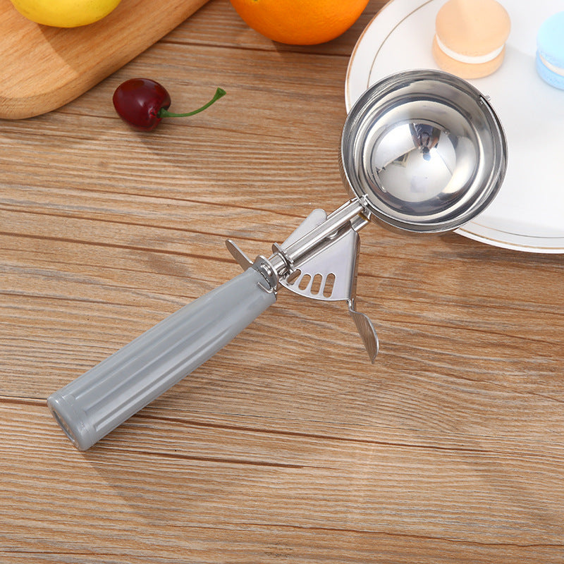 Ice Cream Scooper Stainless Steel Watermelon Measuring Spoon