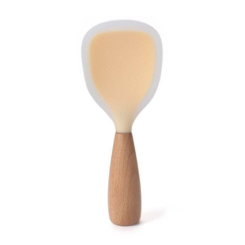 Stand Spoon Silicone Rice Shovel