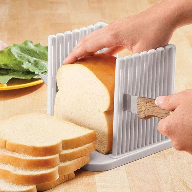 Rectangle Bread Slicer Cutter Mold Toast Loaf Cutting Pro Bread Slicer Cutter Mold Maker Slicing Guide Loaf Kitchen Tools