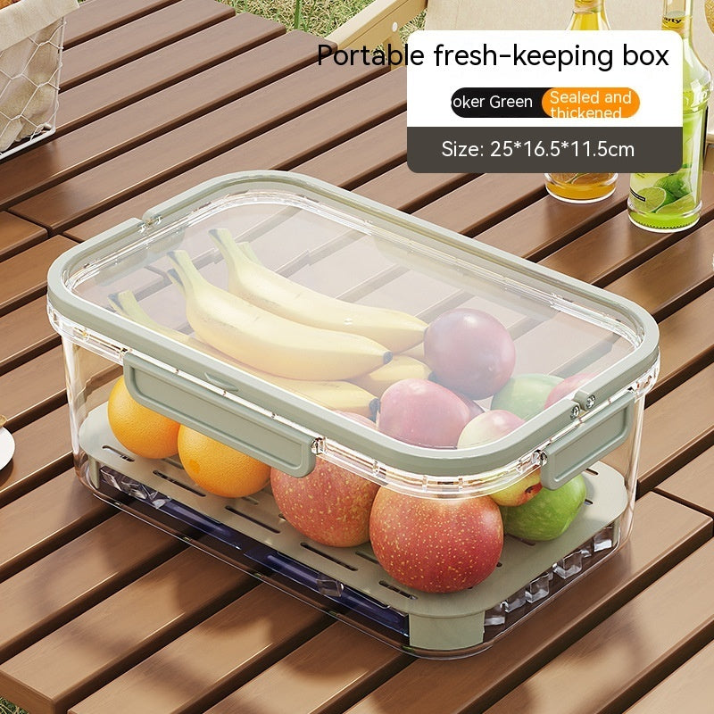 Food Grade Crisper Refrigerator Kitchen Storage Box