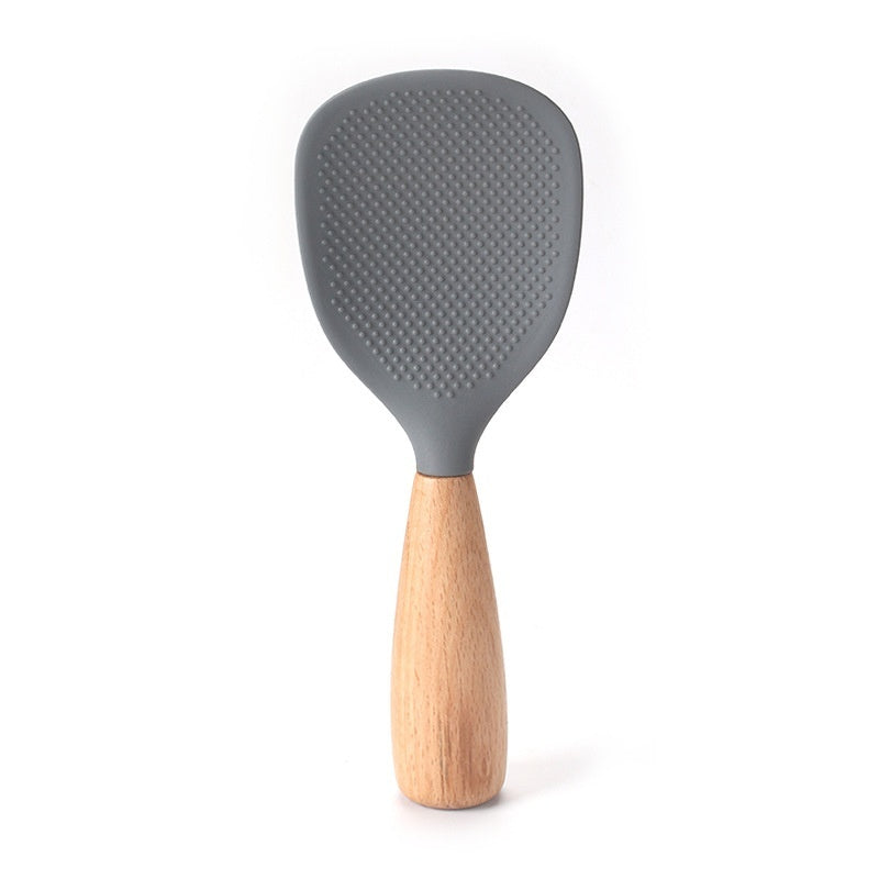 Stand Spoon Silicone Rice Shovel